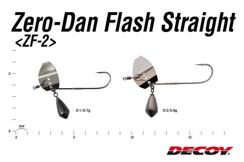 Гачок Decoy ZF-2S ZERO-DAN Flash Straigh #1/0 7гр. (уп. 1шт.) 15620863 фото