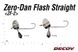 Крючок Decoy ZF-2S ZERO-DAN Flash Straigh #1/0 7гр. (уп. 1шт.) 15620863 фото в 5