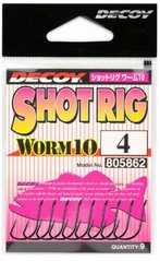 Гачок Decoy Worm 10 Shot Rig #1 (уп. 9шт.) 15620935 фото