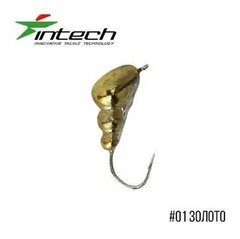 Мормышка Intech Ice Jig Муравей с петелькой 3.0 (10шт) #01 золото FS0630550 фото