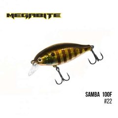 Воблер Megabite Samba 100F (60мм. 12.5гр. 1.0м.) (колір-22) FS0633183 фото