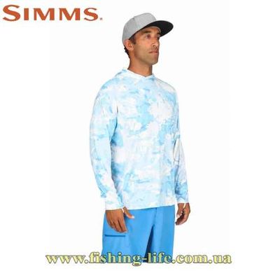 Блуза Simms SolarFlex Hoody Print Cloud Camo Blue (Размер-M) 12162-940-30 фото