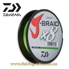 Шнур Daiwa J-Braid X8 150м. Chartreuse (0.06мм. 4.0кг.) 12750-006 фото