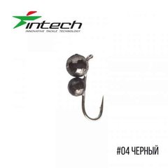 Мормышка Intech Ice Jig Муравей с петелькой (мелкая грань) 3.0*2.5 (уп. 10шт.) #04 черный FS0630718 фото