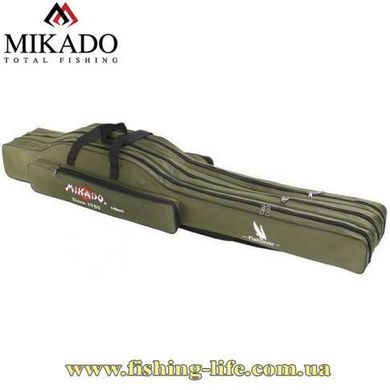 Чехол Mikado UWD-12003G-W для 3 удилищ с катушками 140см. Зеленый UWD-12003G-140 фото