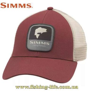 Кепка Simms Bass Patch Trucker Rusty Red 12212-614-00 фото