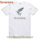 Футболка Simms Tarpon Hex Flo Camo T-Shirt White (Размер-XL) 13117-100-40 фото в 2