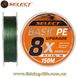 Шнур Select Basic PE 8x 150м. (#0.6/0.10мм. 12lb/5.5кг.) темн-зел. 18703135 фото в 1