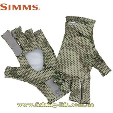 Перчатки Simms SunGlove Hex Camo Loden L 10489-377-40 фото