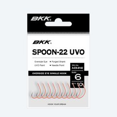 Гачок BKK для блешень Spoon-22 UVO #1 (уп. 8шт.) A-ES-8157 фото
