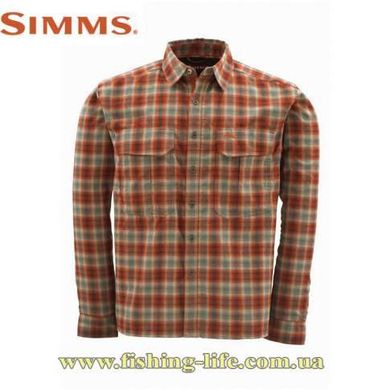 Рубашка Simms Coldweather Shirt (Размер XL) Redwood Plaid SI 1010364050 XL фото