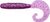 Силікон Reins Fat G-Tail Grub 4" 428 Purple Dynamite (уп. 10шт.) 15521008 фото