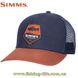 Кепка Simms Trout Patch Trucker Rusty Red 12839-003-00 фото в 2