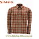 Рубашка Simms Coldweather Shirt (Размер XXL) Redwood Plaid SI 1010364050 XL фото в 2