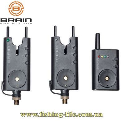 Набор сигнализаторов Brain Wireless Bite Alarm B-1 2+1 18584224 фото