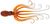 Силикон Savage Gear 3D Octopus 100мм. 35гр. #UV Orange/Glow (уп. 1шт.) 18541858 фото