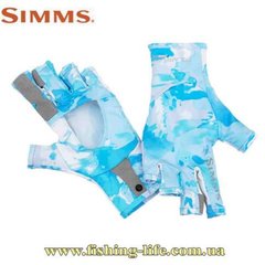 Перчатки Simms SolarFlex SunGlove Cloud Camo Blue L 10489-940-40 фото