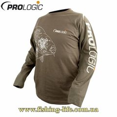 Футболка Prologic Carp T-Shirt Long/S Sage Green L 18460650 фото