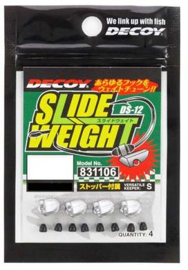 Джиг головка Decoy DS-12 Slide Weight 1.8гр. (4шт.) 15620948 фото