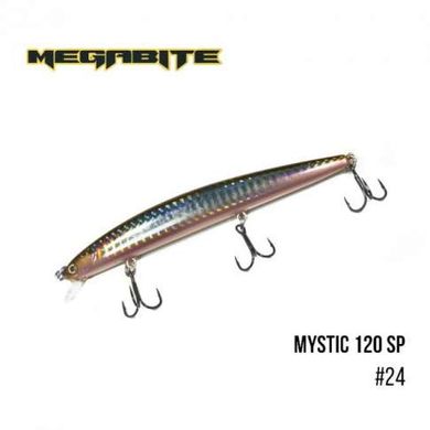 Воблер Megabite Mystic 120SP (120мм. 14.8гр. 0.5м.) (колір-24) FS0632844 фото