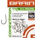 Крючок Brain All Round B5030 №10 (уп. 20шт.) ц:bronze 18588042 фото в 1