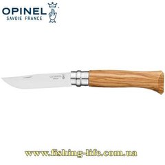 Нож Opinel №8 Inox оливковое дерево 2046613 фото