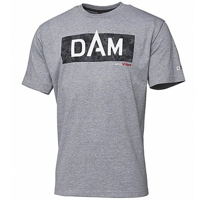 Футболка DAM Logo Tee Grey Melange (размер-L) 64510 фото