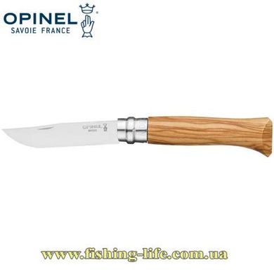 Ніж Opinel №8 Inox оливкове дерево 2046613 фото