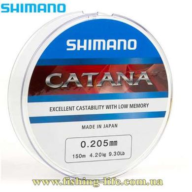 Леска Shimano Catana 150м. (0.225мм. 5.4кг.) 22667575 фото