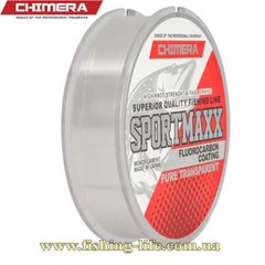 Волосінь Chimera SportMax Fluorocarbon Coating Pure Transparent 50м. (0.10мм. 1.8кг.) Ch788-50100 фото