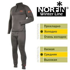 Термобелье Norfin Winter Line Gray (серый1-й,2-й шар) S 3036001-S фото