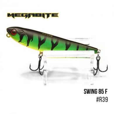 Воблер Megabite Swing 85F (85мм. 10.0гр. 0.0м.) (колір-R39) FS0632940 фото