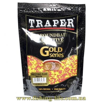 Добавка Traper Gold флуоресцентні крихти (Pieczywo fluo) 400гр. 01157 фото