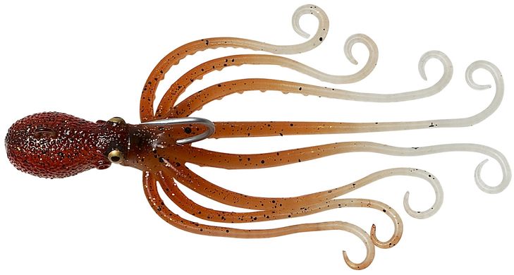 Силікон Savage Gear 3D Octopus 150мм. 70гр. #Brown Glow (уп. 1шт.) 18541859 фото