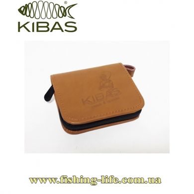 Кошелек для приманок Kibas коричневый размер S (эко-кожа) KS5001 фото