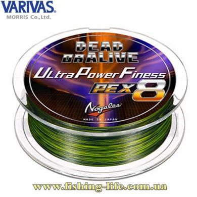 Шнур Varivas DorA Ultra Power Finesse PE X8 150м. #0.8/0.148мм. 16lb/7.2кг. РБ-741151 фото