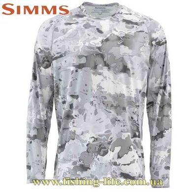 Блуза Simms SolarFlex Crewneck Prints Cloud Camo Grey (Размер-M) 12727-069-30 фото