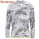 Блуза Simms SolarFlex Crewneck Prints Cloud Camo Grey (Размер-XXXL) 12727-069-30 фото в 2