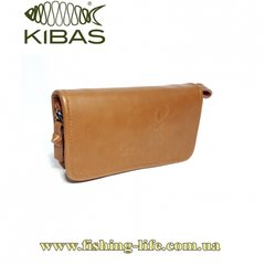 Кошелек для приманок Kibas коричневый размер М (эко-кожа) KS5003 фото