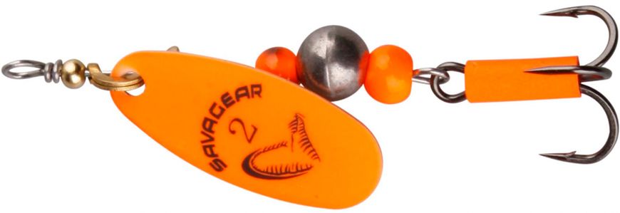 Блешня Savage Gear Caviar Spinner #2 6гр. 06-Flou Orange 18540778 фото