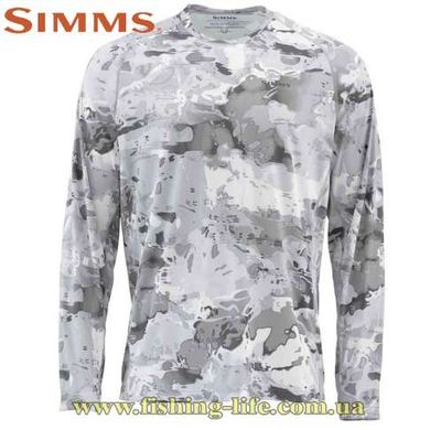 Блуза Simms SolarFlex Crewneck Prints Cloud Camo Grey (Размер-L) 12727-069-40 фото