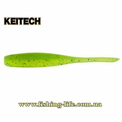 Силікон Keitech Shad Impact 3" 424 Lime Chartreuse (уп. 10шт.) 15510355 фото
