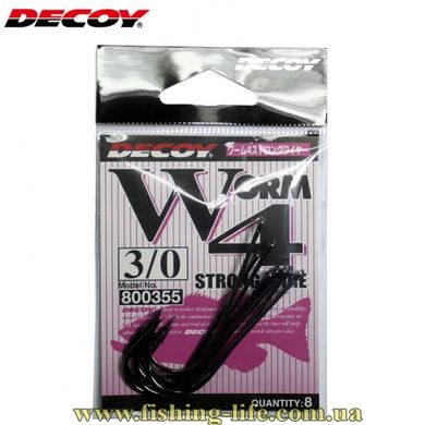 Крючок Decoy Worm 4 Strong Wire #3/0 (уп. 8шт.) 15620262 фото