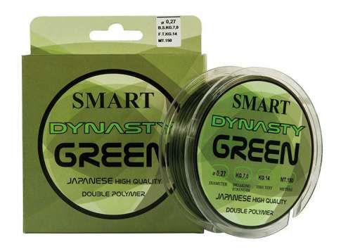 Леска Maver Smart Dynasty Green 150м. 0.18мм. 3кг. 13003045 фото