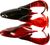 Силікон Keitech Noisy Flapper 3.5" 467 Black Red Berry (уп. 5шт.) 15511275 фото