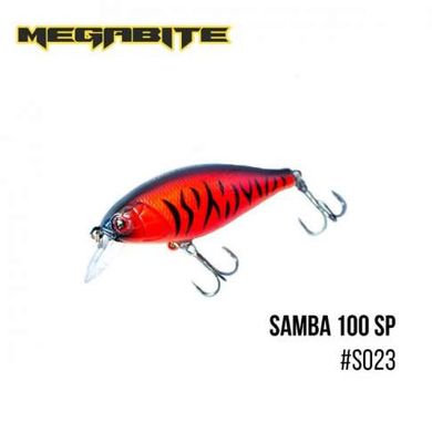 Воблер Megabite Samba 100SP (60мм. 14.8гр. 1.0м.) (колір-S023) FS0632888 фото