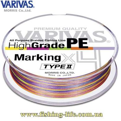 Шнур Varivas High Grade PE Marking Type II X4 150м. #0.6/0.13мм. 4.5кг. 13331 фото
