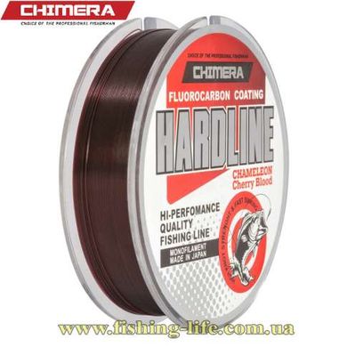 Волосінь Chimera HardLine Fluorocarbon Coating Chameleon Cherry Blood 100м. (0.148мм. 3.3кг.) Ch781-100148 фото