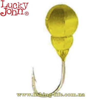 Мормишка Lucky John Личинка багатогранник з кемб. 5мм 1.5гр. 8226K050-G (уп. 5шт.) 8226K050-G фото