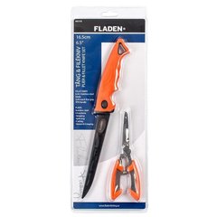 Набір Fladen Filetknife 16см. plier set (філійний ніж, кусачки) 28-17-20 фото